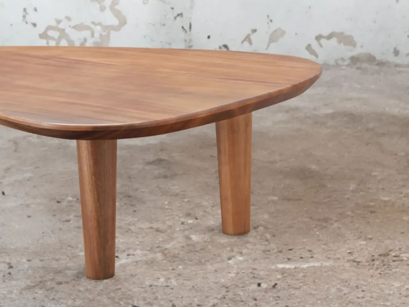 Cavel Kiezel Notenhouten Salontafel