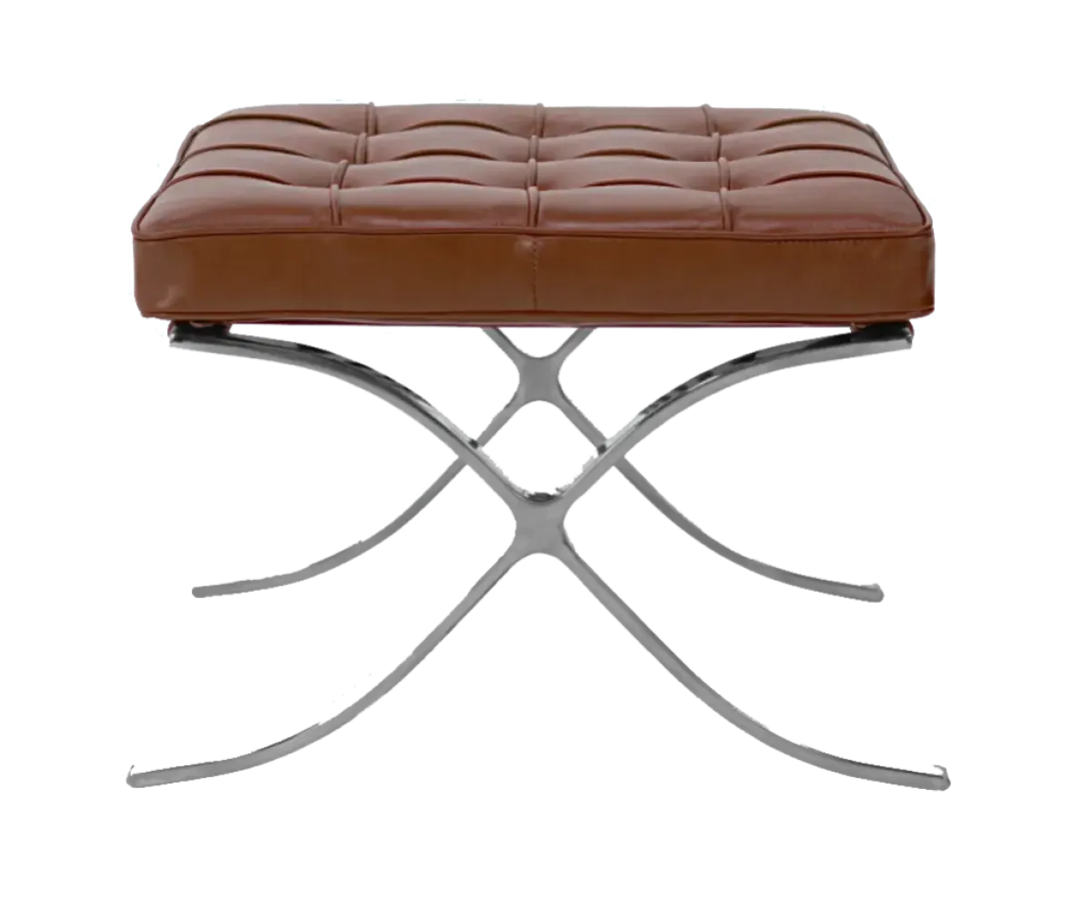 Paviljoen Ottoman Luxe Cognac / Bruin Volleer
