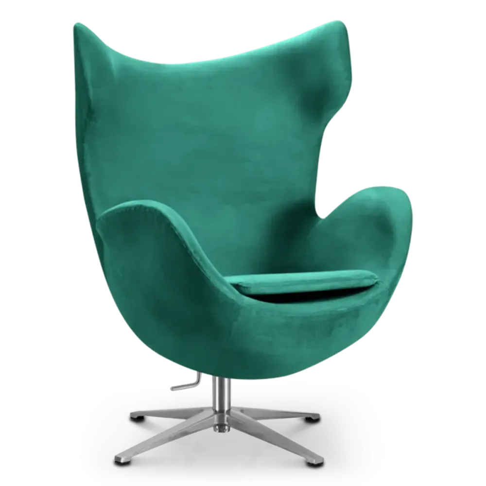 specificaties flag chair groen velvet chrome onderstel