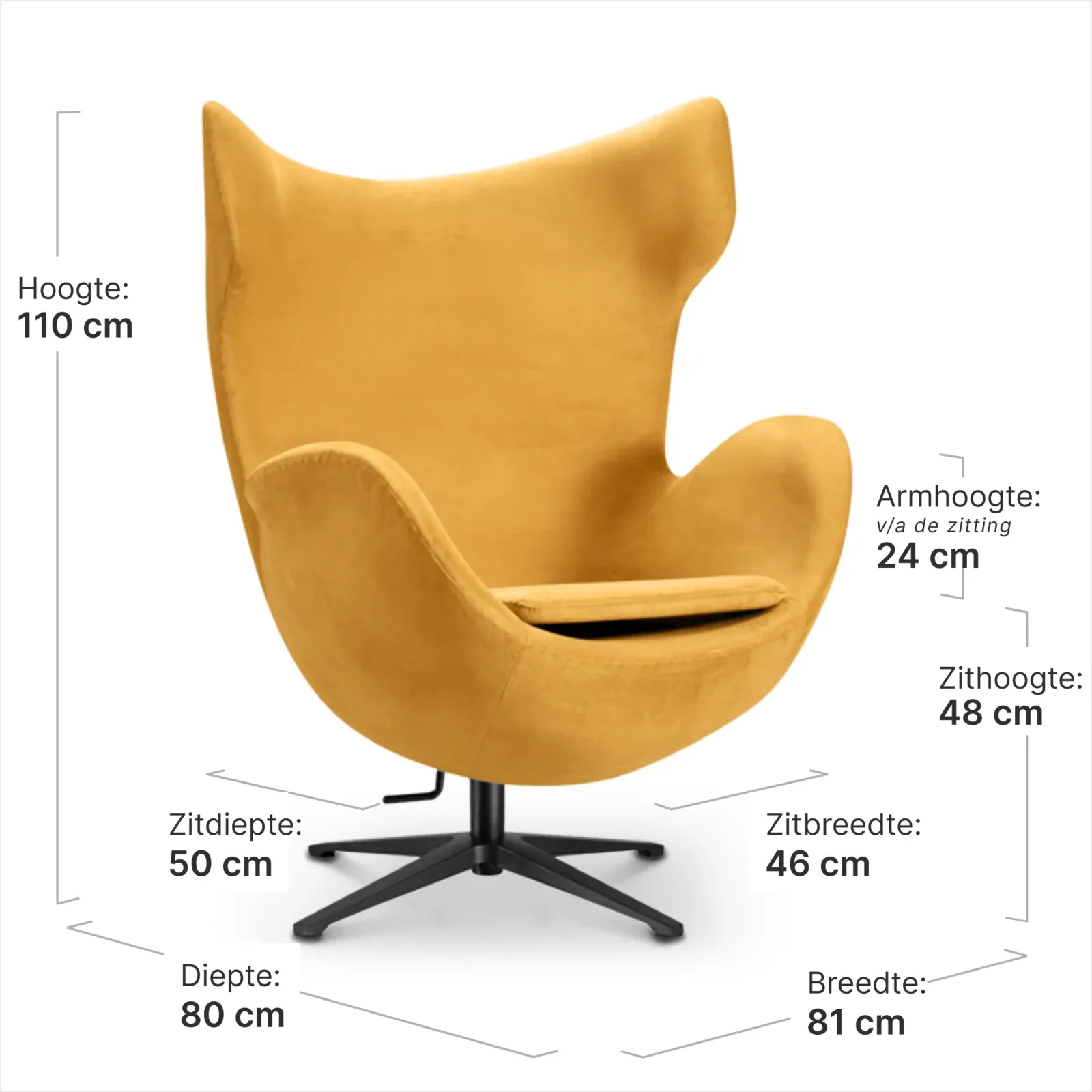 Flag Chair Oker Velvet