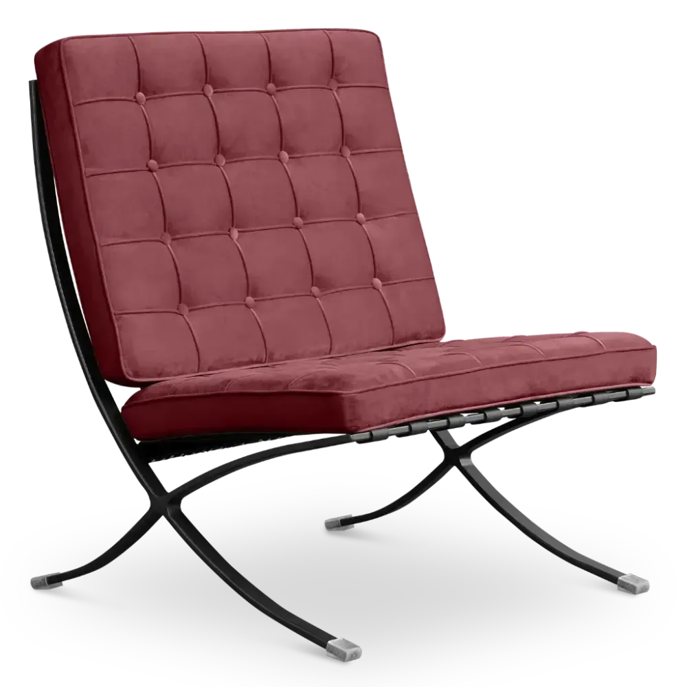 specificaties paviljoen chair rood xl velvet  
