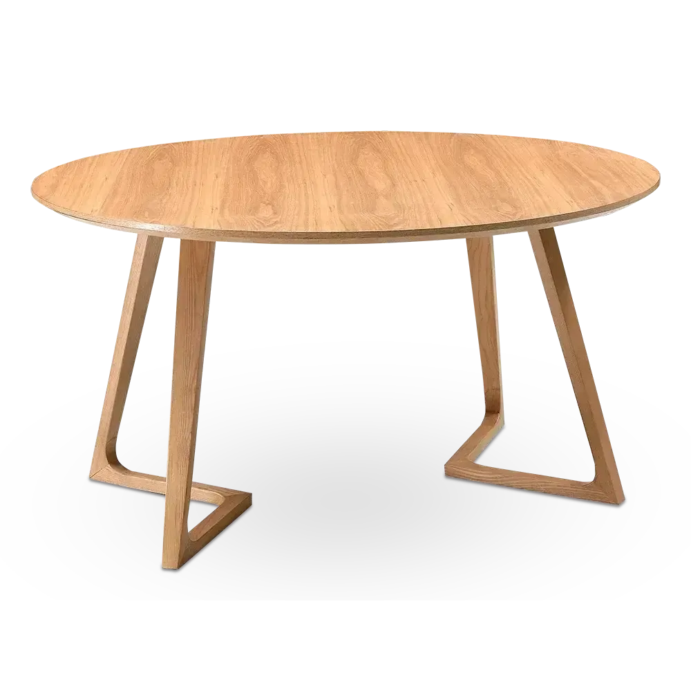 specificaties Jensen eettafel rond essen finish  