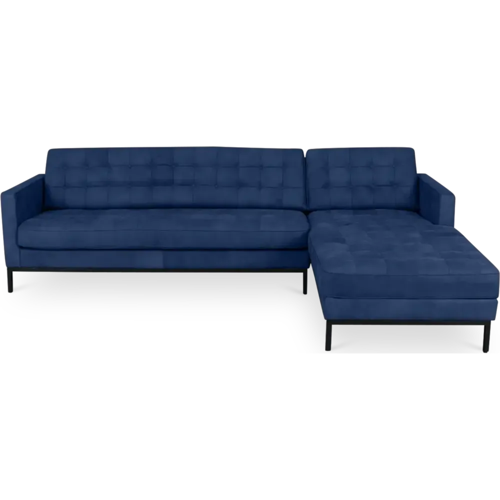 specificaties Italo hoek links blauw velvet   