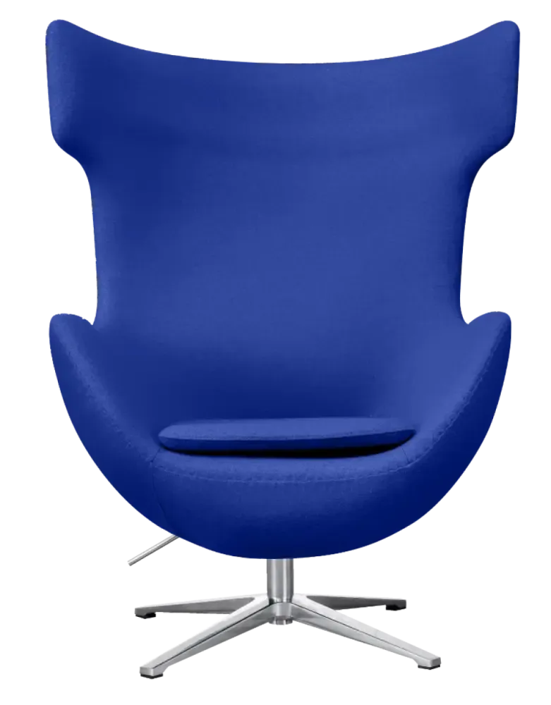 Flegg Chair Blauw Kasjmier