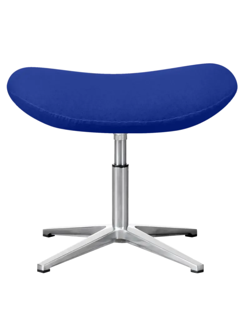Flegg Ottoman / Hocker Blauw Kasjmier