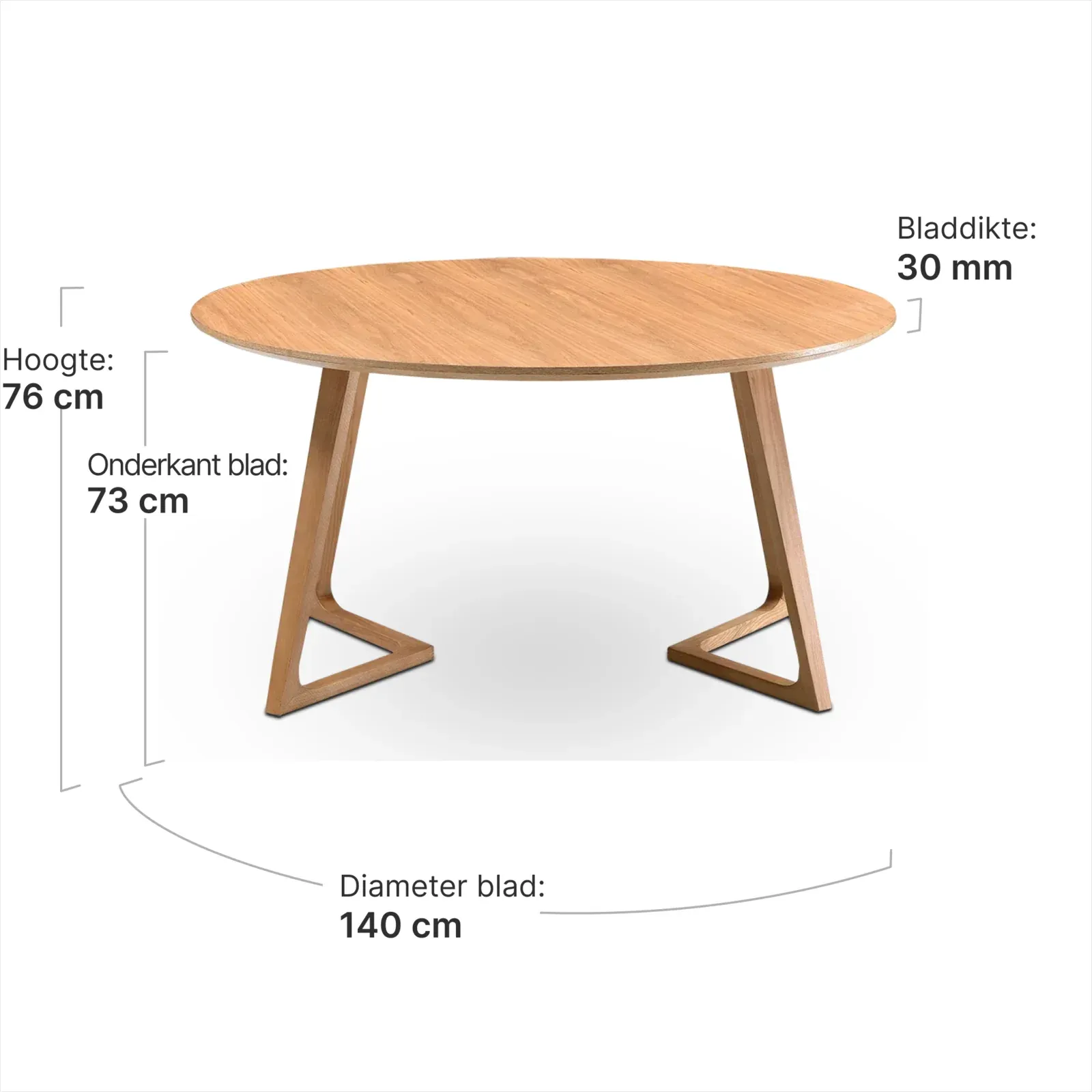 Eettafel Jensen Rond Essen