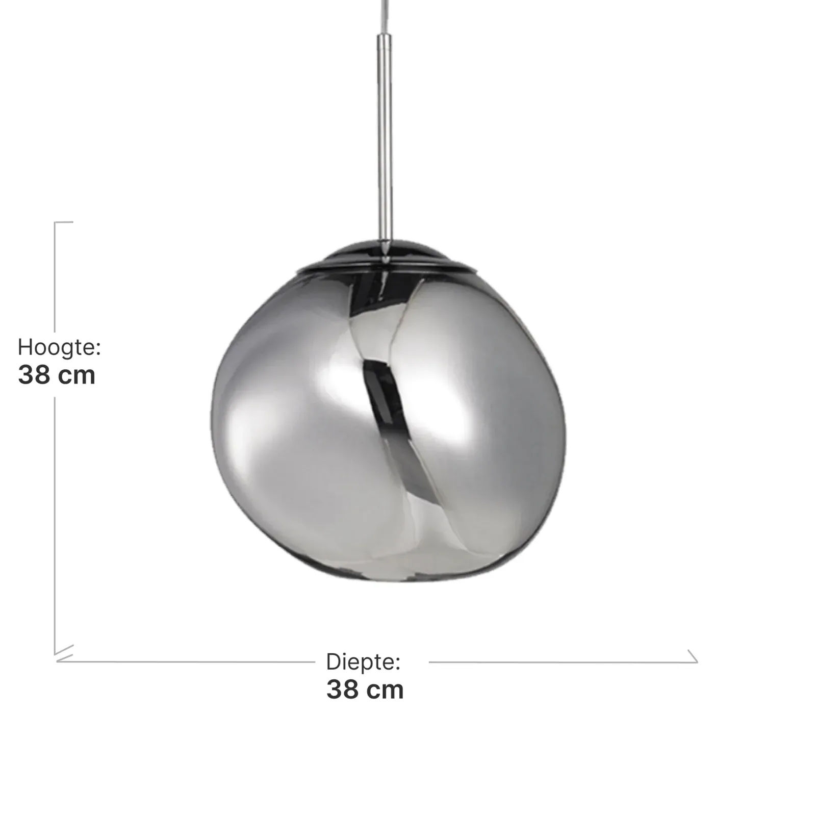 Hanglamp Blobby | Zilver
