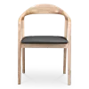 Artson Eetkamerstoel | Essen | Zwart PU Leer