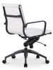 Diamond Softpad Bureaustoel Wit | Lage Rug