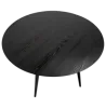 Eettafel Haner Rond Zwart Essen Groot
