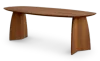 Cavel Nordic Curve Eettafel | Massief Amerikaans Walnoot | Deens Ovaal