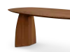 Cavel Nordic Curve Eettafel | Massief Amerikaans Walnoot | Deens Ovaal