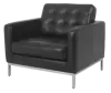 Italo Chair Zwart Leer