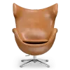Flag Chair Cognac / Bruin Leer