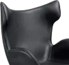 Flag Chair Zwart Leer