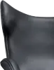 Flag Chair Zwart Leer