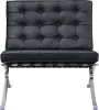 Barcelona Chair Luxe Volleer Zwart