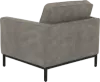Italo Chair Elegant Silver/Grey Velvet