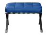Barcelona Chair XL Kings Blue Velvet | Black Frame
