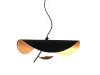 Hanglamp Gulf | Mat Zwart / Goud