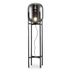 Vloerlamp Bowl Smoky | Zwart