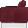 Italo Drie Zits Bordeaux Red Velvet