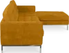 Italo Hoekbank Okergold Velvet (Hoek Links)