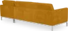 Italo Hoekbank Okergold Velvet (Hoek Links)
