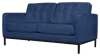 Italo Twee Zits Kings Blue Velvet