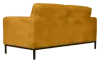 Italo Twee Zits Okergold Velvet