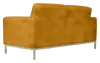 Italo Twee Zits Okergold Velvet