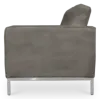 Italo Twee Zits Elegant Silver Grey Velvet