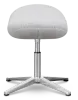 Flegg Ottoman / Hocker Licht Grijs Kasjmier