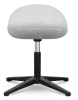 Flegg Ottoman / Hocker Licht Grijs Kasjmier