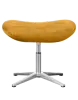 Flegg Ottoman Okergold Velvet