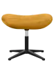 Flegg Ottoman Okergold Velvet