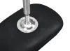 Flegg Ottoman / Hocker Zwart Leer