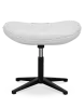 Flegg Ottoman / Hocker Wit Leer