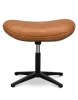 Flegg Ottoman / Hocker Cognac / Bruin Leer