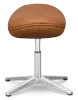Flegg Ottoman / Hocker Cognac / Bruin Leer