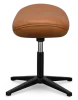 Flegg Ottoman / Hocker Cognac / Bruin Leer