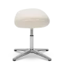 Flag Ottoman / Hocker Wit Boucle