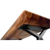 Cavel Wildar Notenhouten Bureau | Massief Notenhout | 150 x 75