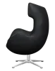 Flegg Chair Zwart Leer