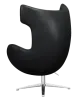 Flegg Chair Zwart Leer