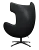 Flegg Chair Zwart Leer