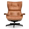Cavel Lounge Chair Cognac/Bruin Leer | Essen Schalen