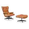 Cavel Lounge Chair Cognac/Bruin Leer | Essen Schalen