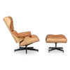 Cavel Lounge Chair Cognac/Bruin Leer | Essen Schalen