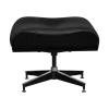 Cavel Lounge Chair Ottoman / Hocker Full Black Edition